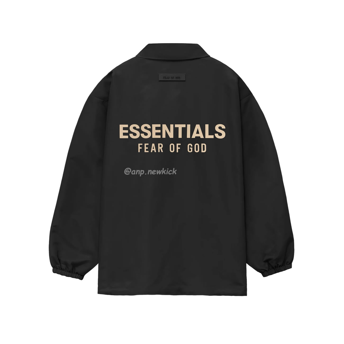 Fear Of God Essentials Fog 23fw Coach Jacket Windbreaker Jacket Black Apricot Gray S Xl (5) - newkick.org